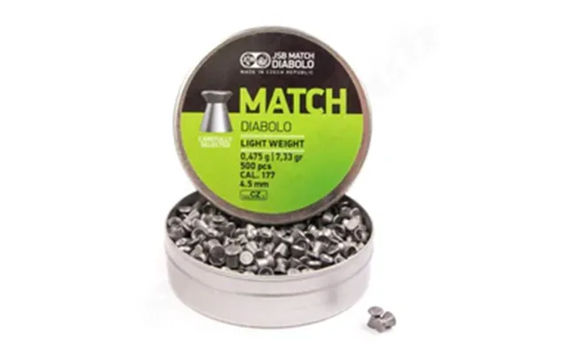 Jsb Match Grøn Hagl - 500 Stk