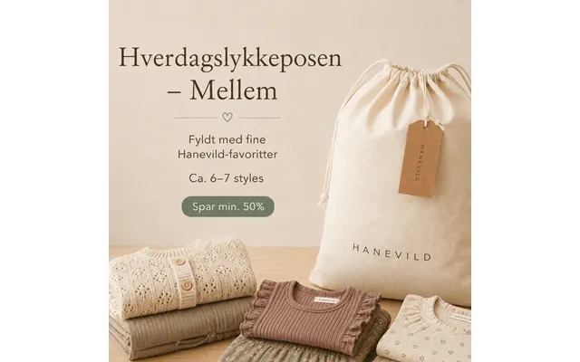 Hverdagslykkeposen Mellem - Mand 122 128
