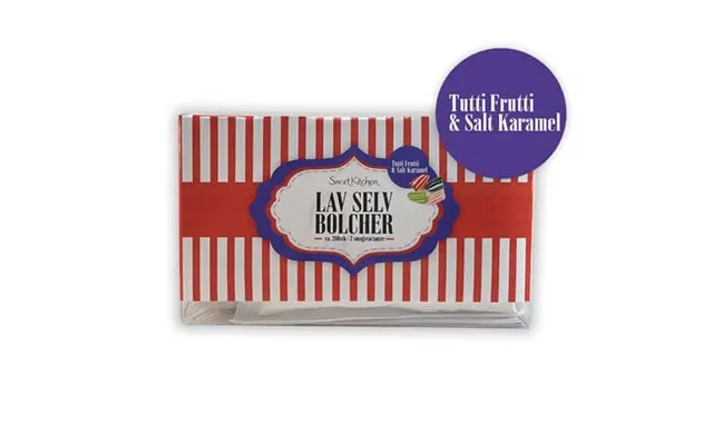 Bolsjesæt Tutti Frutti Og Saltkaramel. Datovare