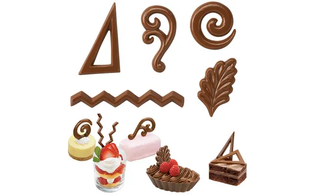Chokoladeform - Dessert Pynt