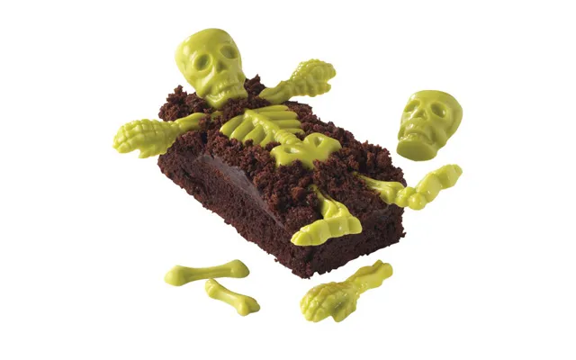 Chokoladeform - Skelet Dele. Halloween.