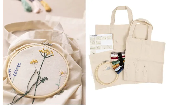 Diy Blomster Broderi Startkit - Muleposer