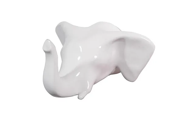 Elephant - Elefant Knage Puhlmann. Hvid