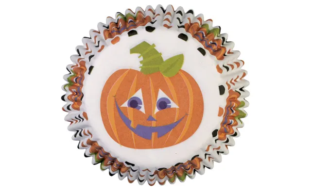 Halloween Mini Muffinforme.polka Dot Pumpkin