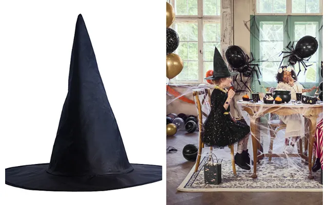 Hekse Hat - Sort. Halloween.