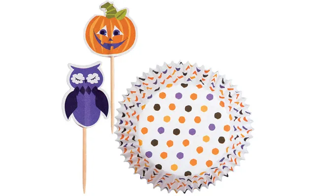 Polka Dots Pumpkin Med Kagepynt Pix. Halloween.