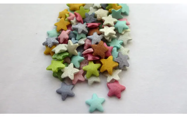 Sprinkles. Multi Stjerner Med Perlemorseffekt - 40g. Datovare