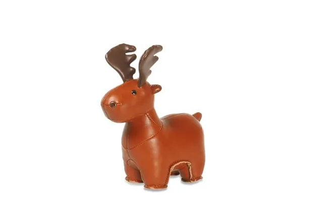 Züny Dyr. Baby Moose Elg. Brun. Papirvægt. Fragtfri