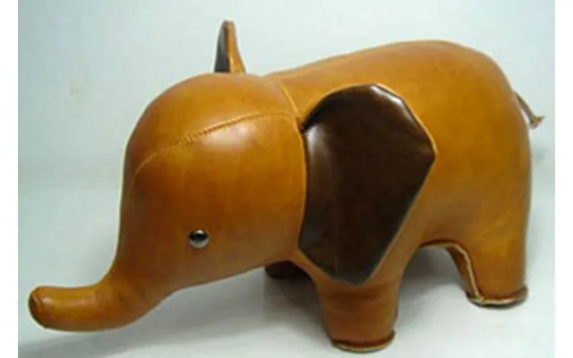 Züny Elefant. Brun. Dørstopper Dyr - Bogstøtte. Fragtfri