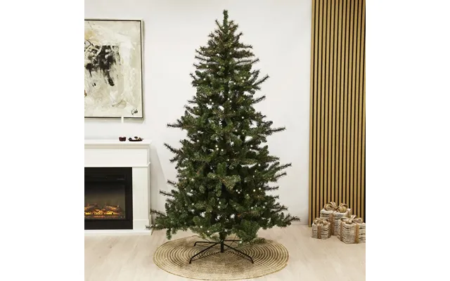 Kunstigt Nordic Winter Juletræ Fryd 180 X 120 Cm M Led-lys