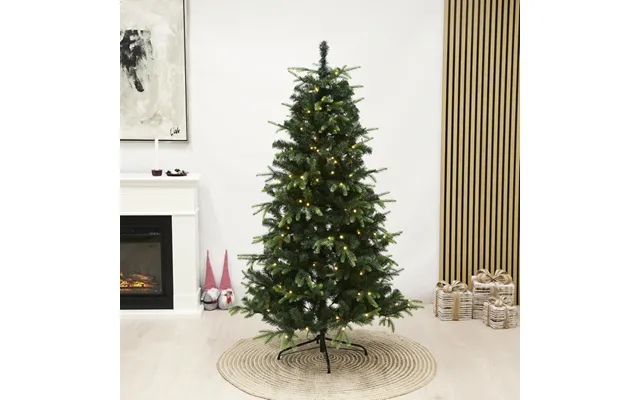 Kunstigt Nordic Winter Juletræ Viga 140 X 96 Cm M Led-lys