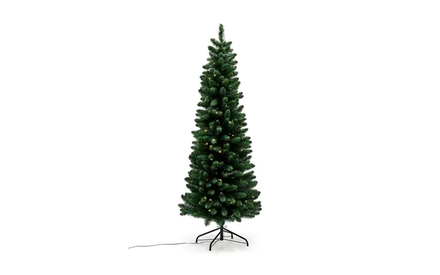 Nordic Winter Nor - Kunstigt Smalt Juletræ 180 X 68 M Led-lys