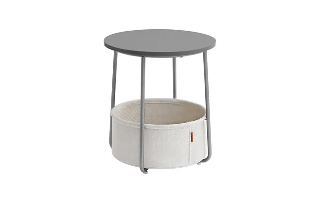 Sidebord - Rundt Hjørnebord Med Stofkurv