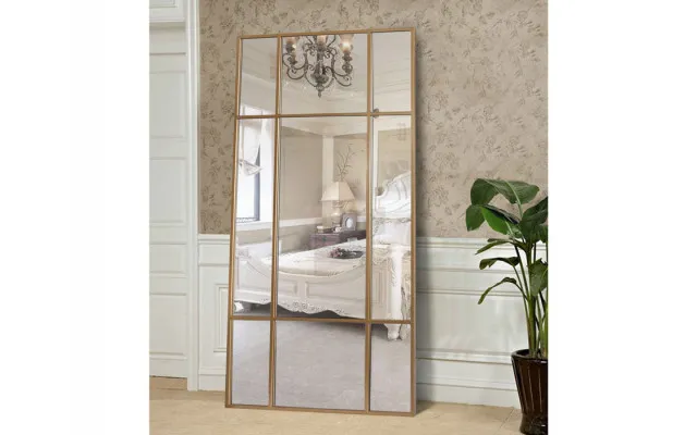 Andromeda Spejl - 90x180 Cm Guld