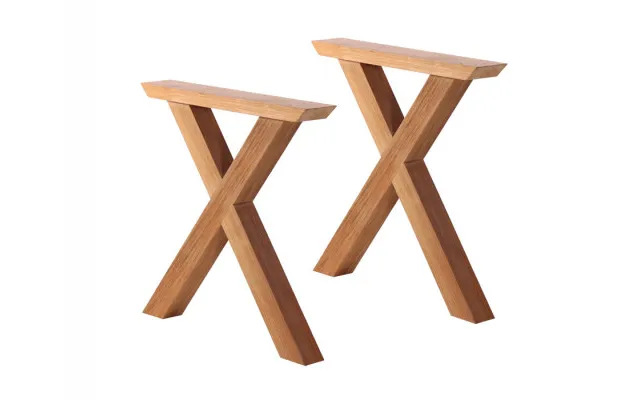 Bordben I Teak - Kryds