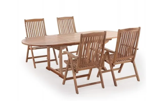 Devon Luksus Teak Havemøbelsæt