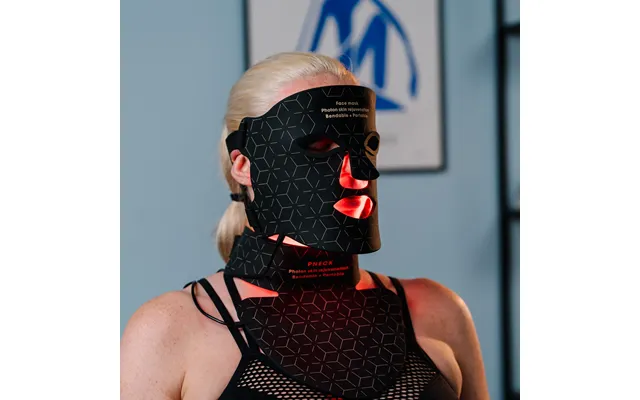 Lysterapi Maske Inkl Decollete Enhed Heat Sense - Red Light Therapy