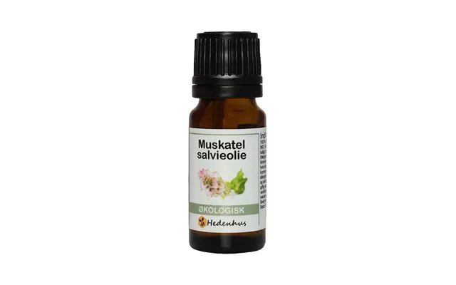 Æterisk Muskatelsalvieolie Økologisk 5 Ml - Beroligende, Aromaterapi, Naturlig Olie
