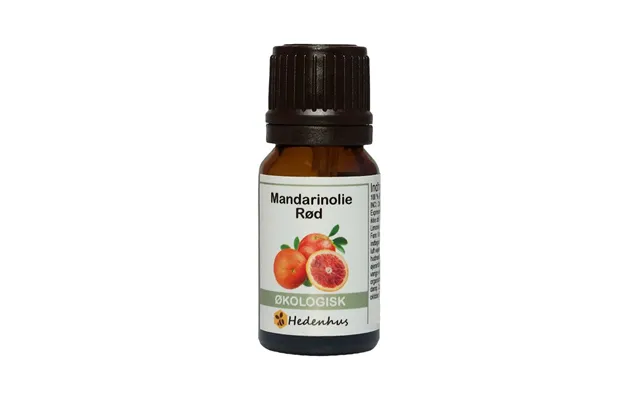 Æterisk Olie Rød Mandarin Økologisk 250 Ml Koldpresset, Rig På C-vitamin, Til Kosmetik Og Aromaterapi - Hedenhus