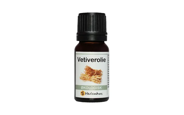 Æterisk Olie Vetiver - Økologisk, 20 Ml, Jordagtig Duft, Egnet Til Hudpleje, Massage