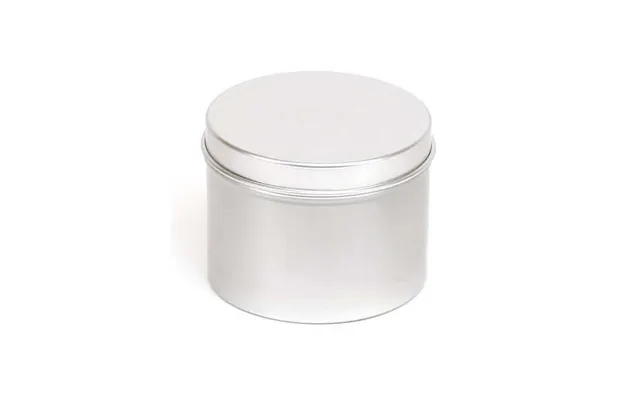 Aluminiumsbøtte 125 Ml Med Låg, Lakbelagt - Diameter 53 Mm, Højde 64,5 Mm, Velegnet Til Cremer Og Salver