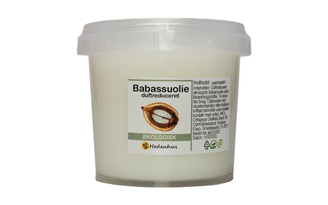 Babassuolie Fast Økologisk 100 G Duftreduceret, Koldpresset - Hedenhus