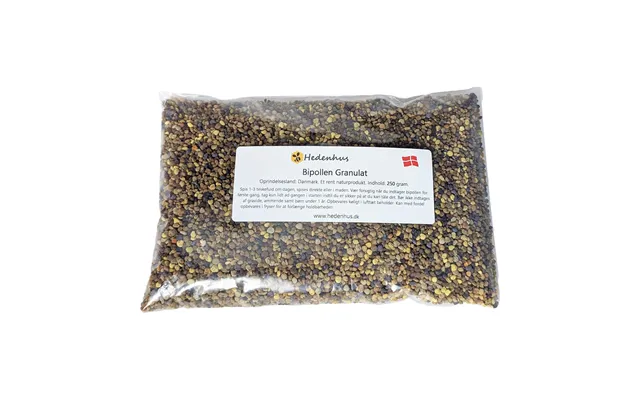 Bipollen Granulat 250 G Dansk Naturlig Lufttørret Pollen - Hedenhus