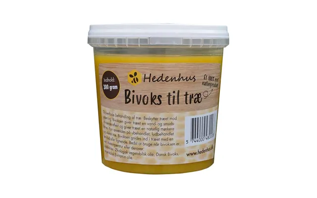 Bivoks Til Træ Og Møbler 300 G - Naturlige Ingredienser, Økologisk Olie, Dansk Bivoks