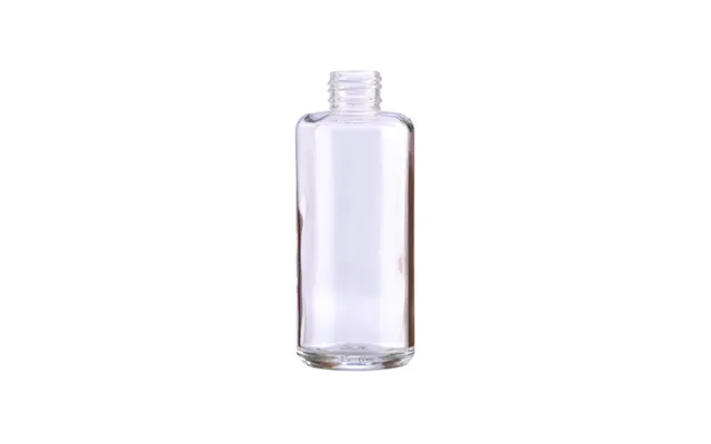 Glasflaske 150 Ml Klar - Diameter 51 Mm, Højde 126 Mm, Gevind 24 410, Tyk Hals