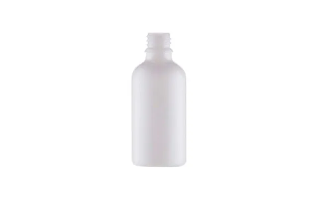 Glasflaske 30 Ml Hvid Din18 - Til Æteriske Olier, 7,9 Cm Høj, 3,5 Cm Diameter