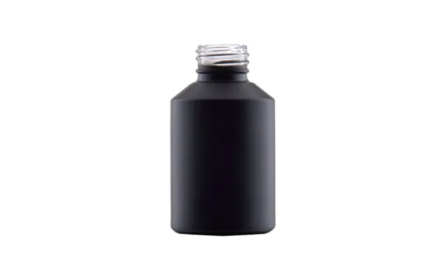Glasflaske 60 Ml Sort Glas 24 410 - Højde 82 Mm, Diameter 46 Mm, Vægt 95 G