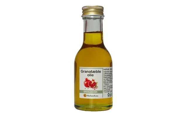 Granatæbleolie Økologisk Koldpresset 2,5 Liter - Mørk Gylden, Omega 5, Antioxidant, Fugtgivende
