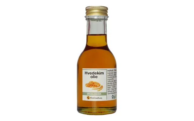 Hvedekimolie Økologisk Koldpresset 100 Ml - Uraffineret, Rig På E-vitamin