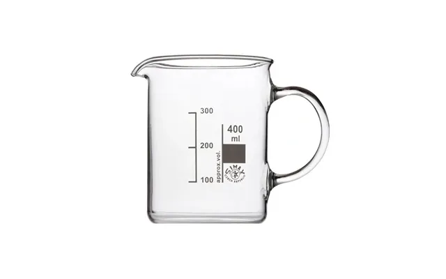 Ildfast Målebæger 400 Ml Glas Med Håndtag, Borosilikatglas, Måleskala - Hedenhus