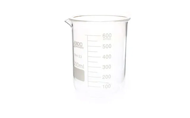 Ildfast Målebæger Glas 2000 Ml Borosilikatglas - Måleskala, Forstærkede Kanter, Hældetud