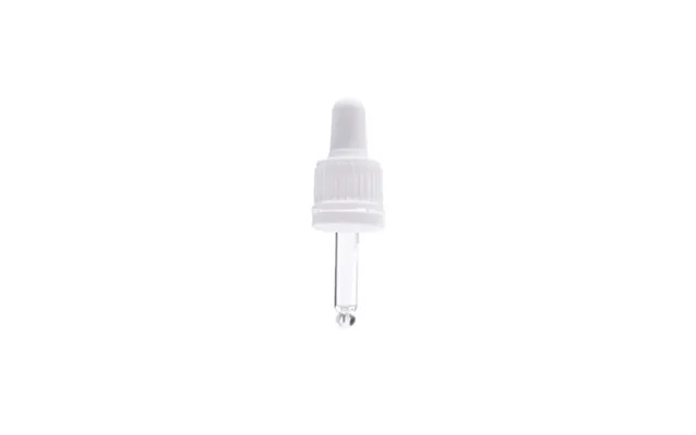 Låg Til Glasflasker Med Hvid Pipette 58 Mm Din18 5 Ml Silikonepumpe - Hedenhus