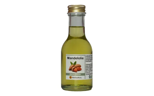 Mandelolie - Økologisk, Koldpresset, 5 Liter, Glasflaske