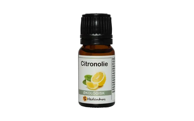 Økologisk Æterisk Citronolie 50 Ml Koldpresset - Astringerende, Velegnet Til Hudpleje