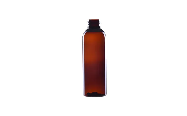 Plastflaske 150 Ml Brun Pet 24 410 Gevind - Giftfri, Lugtfri, Genanvendelig, Ø43 Mm, H138 Mm