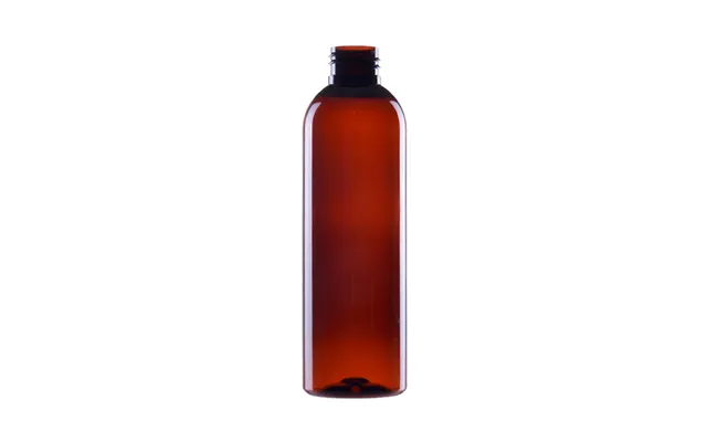 Plastflaske 200 Ml Brun Pet 24 410 Gevind - Gennemsigtig, Giftfri, Genanvendelig