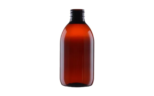 Plastflaske 300 Ml Brun Pet 28 410 Letvægts, 24g, Højde 13,8 Cm - Hedenhus
