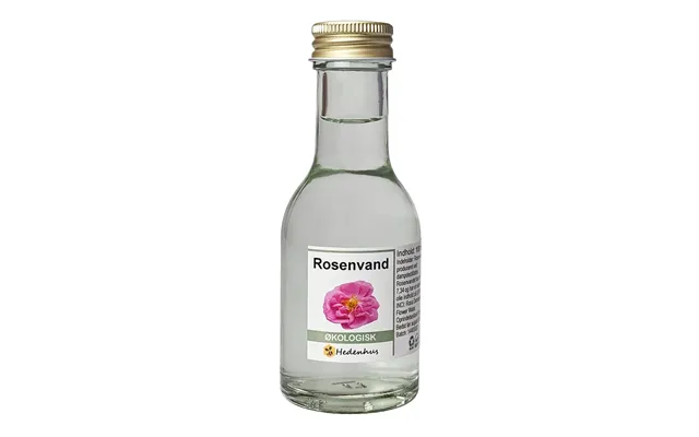 Rosenvand - Økologisk, Ægte, 1 Liter, Glasflaske