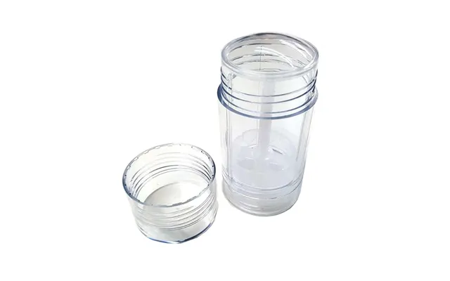 Rund Stift Hylster Klar Plast 30 Gram Ml - Nem Påfyldning, Genbrugelig Abs, Uden Giftstoffer