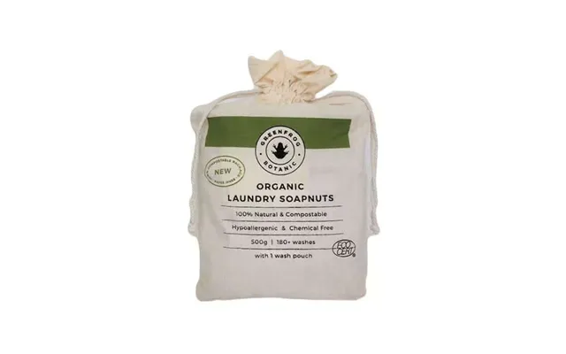 Sæbenødder 500g Til Tøjvask - Økologiske Nødder, Inkl. Bomuldspose, Hypoallergen