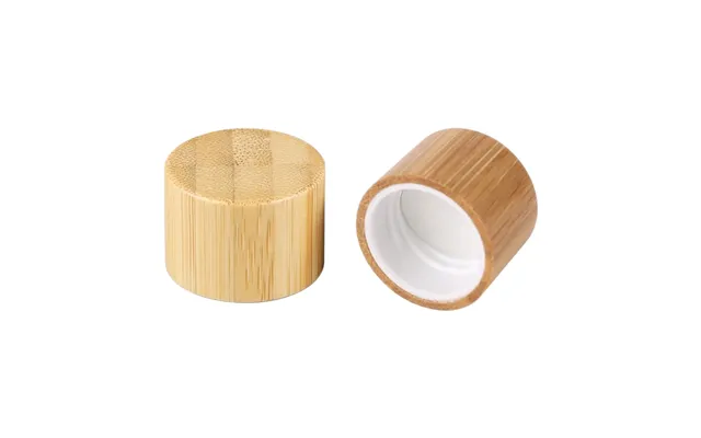 Skruelåg 24 410 Med Bambus Og Pp Plastkerne - 30 Mm Diameter, 21,5 Mm Højde