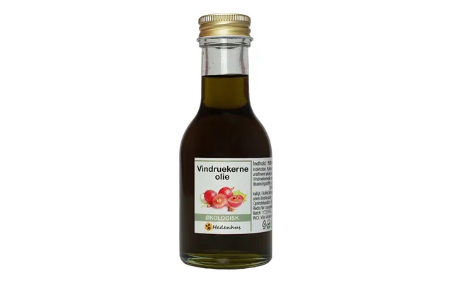 Vindruekerneolie Økologisk Koldpresset 500 Ml - Let Og Absorberende, Rig På Omega-6, E-vitamin