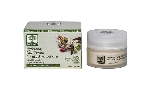 Bioselect Dagcreme Til Olieret Og Kombineret Hud 50ml.