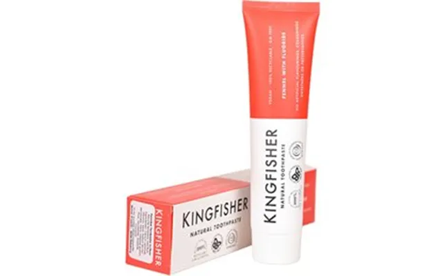 Kingfisher Tandpasta Fennikel M. Fluor 100ml.