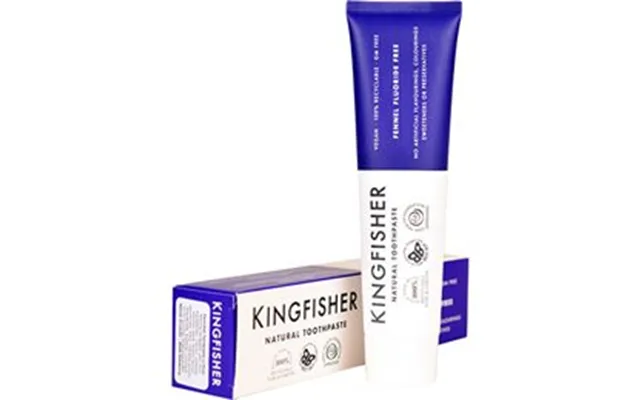 Kingfisher Tandpasta Fennikel U. Fluor 100ml.