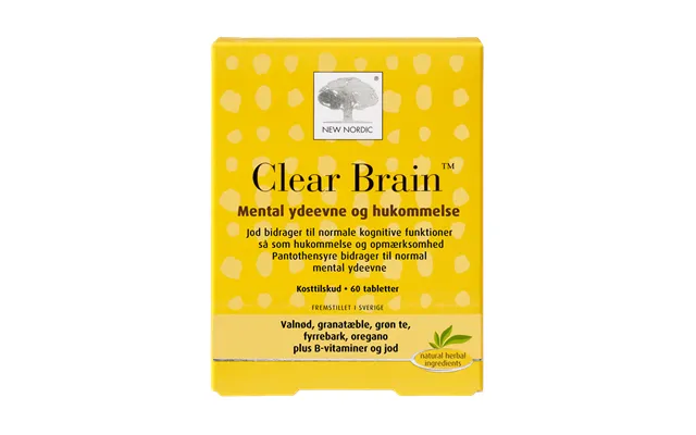 New Nordic Clear Brain 60 Tabl.